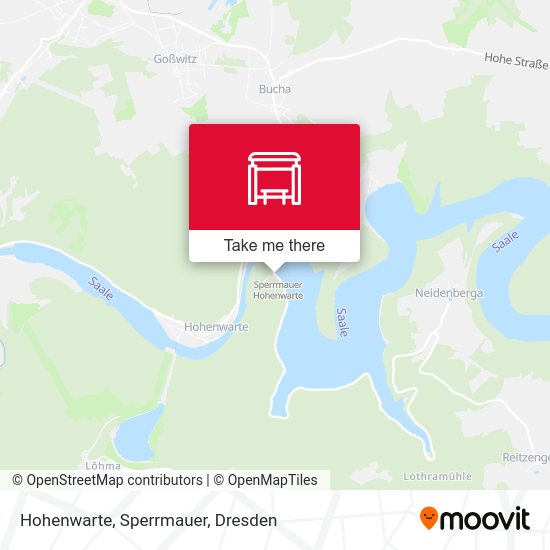 Карта Hohenwarte, Sperrmauer