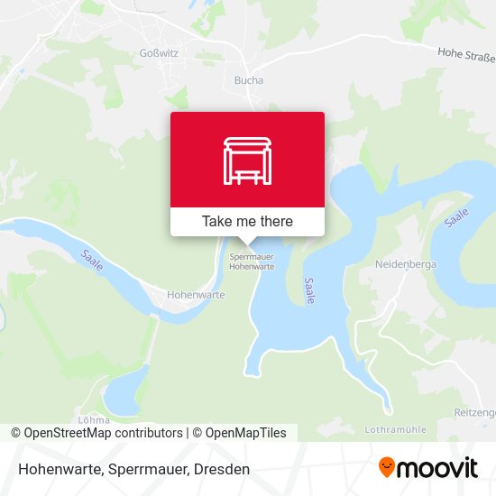 Карта Hohenwarte, Sperrmauer