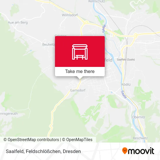 Карта Saalfeld, Feldschlößchen