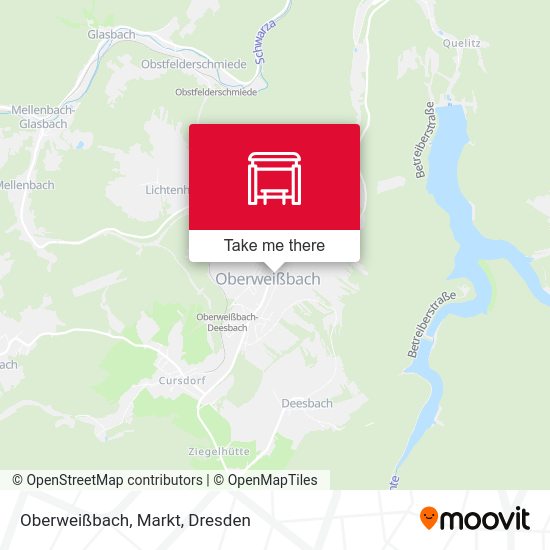 Карта Oberweißbach, Markt