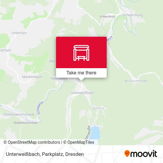 Карта Unterweißbach, Parkplatz