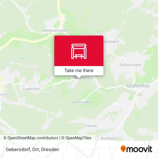Карта Gebersdorf, Ort