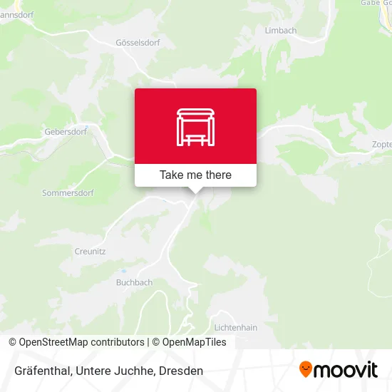 Карта Gräfenthal, Untere Juchhe