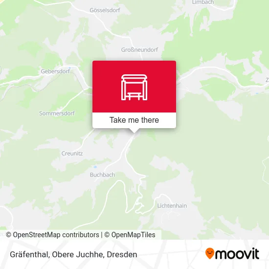 Карта Gräfenthal, Obere Juchhe