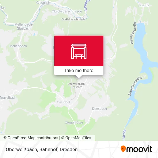 Карта Oberweißbach, Bahnhof