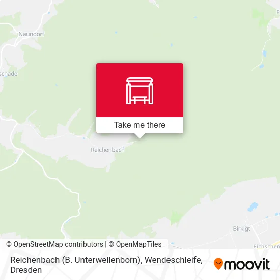Карта Reichenbach (B. Unterwellenborn), Wendeschleife