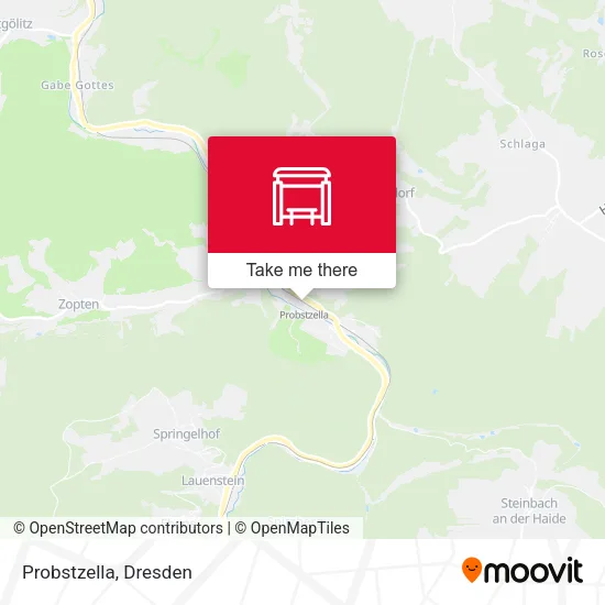 Probstzella map