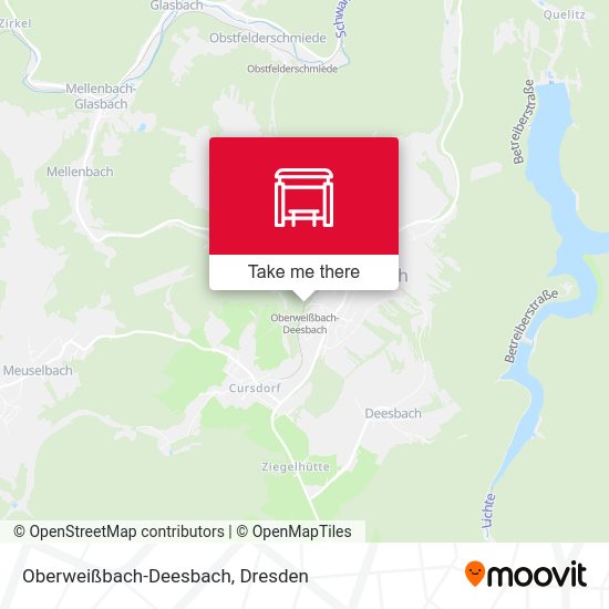 Карта Oberweißbach-Deesbach