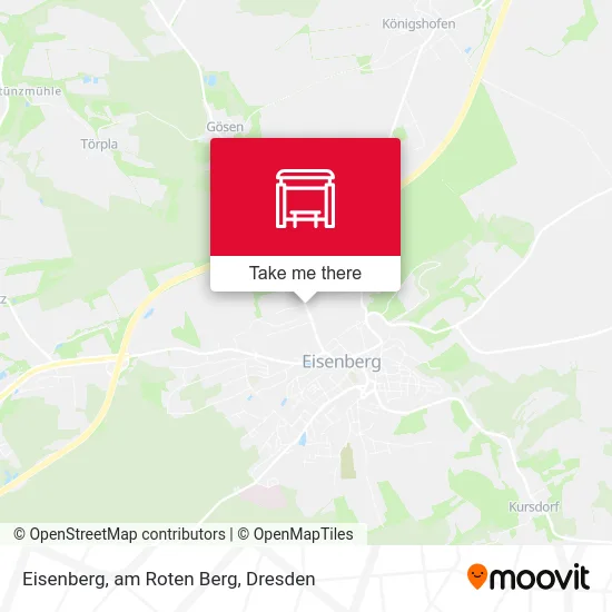Карта Eisenberg, am Roten Berg