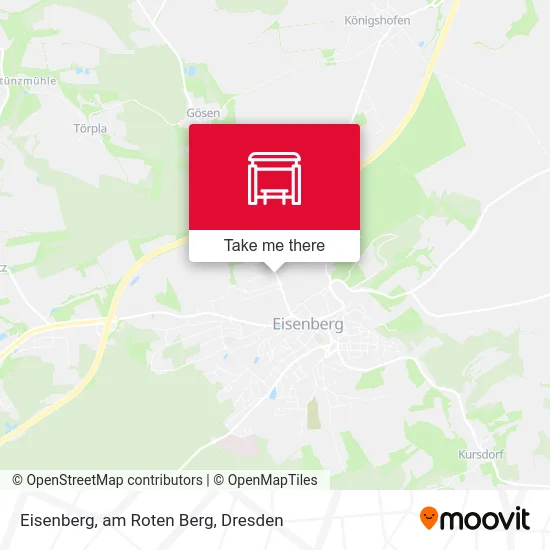 Карта Eisenberg, am Roten Berg