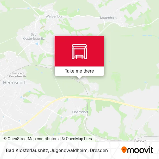 Карта Bad Klosterlausnitz, Jugendwaldheim