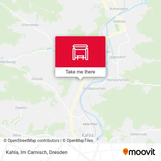 Карта Kahla, Im Camisch