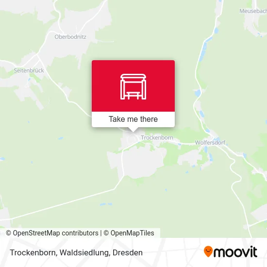 Карта Trockenborn, Waldsiedlung