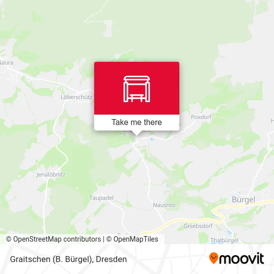 Карта Graitschen (B. Bürgel)