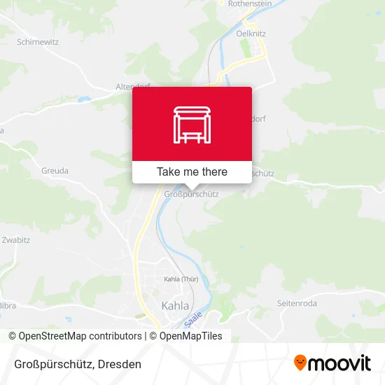 Карта Großpürschütz