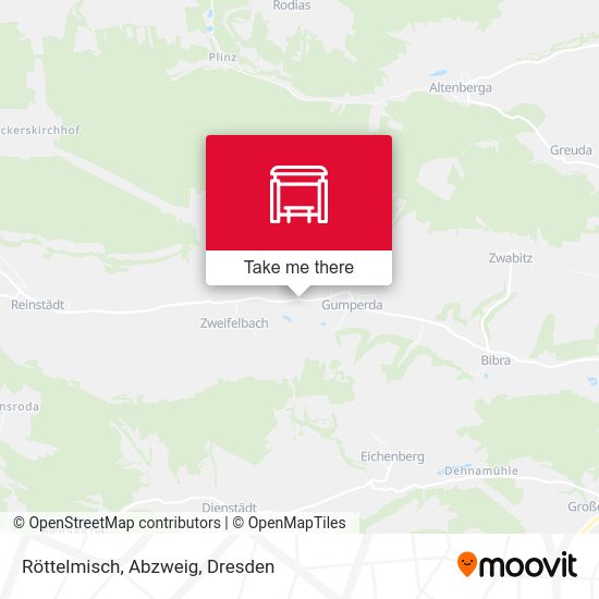 Карта Röttelmisch, Abzweig
