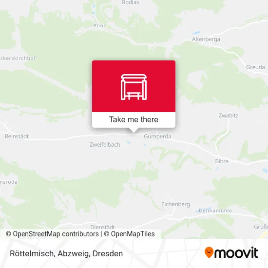 Карта Röttelmisch, Abzweig