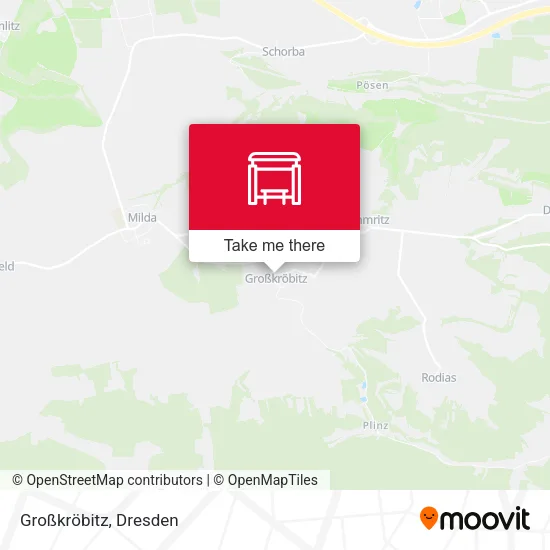 Карта Großkröbitz