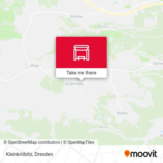 Карта Kleinkröbitz