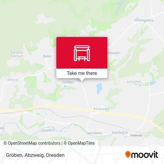 Карта Gröben, Abzweig