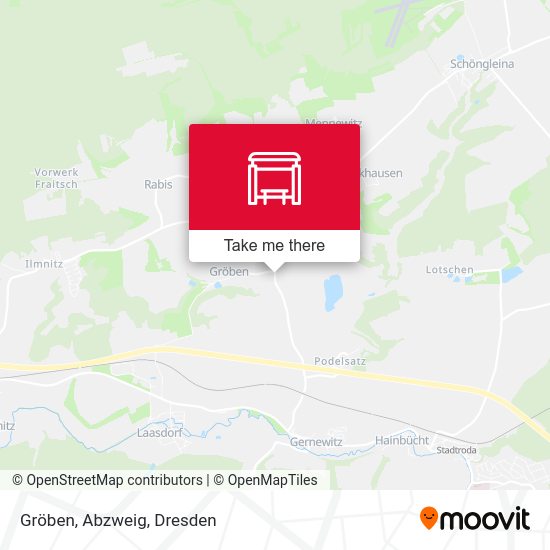 Карта Gröben, Abzweig