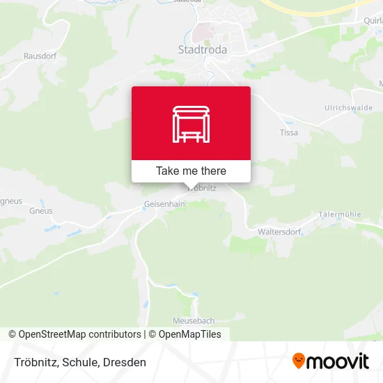 Карта Tröbnitz, Schule