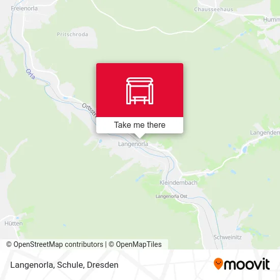 Карта Langenorla, Schule