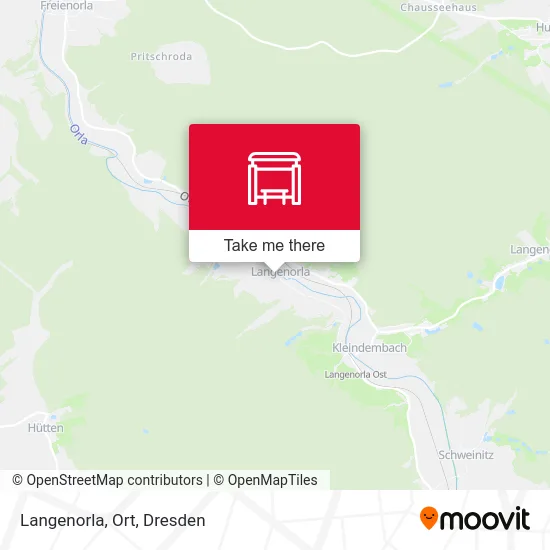 Карта Langenorla, Ort