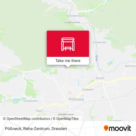 Карта Pößneck, Reha-Zentrum