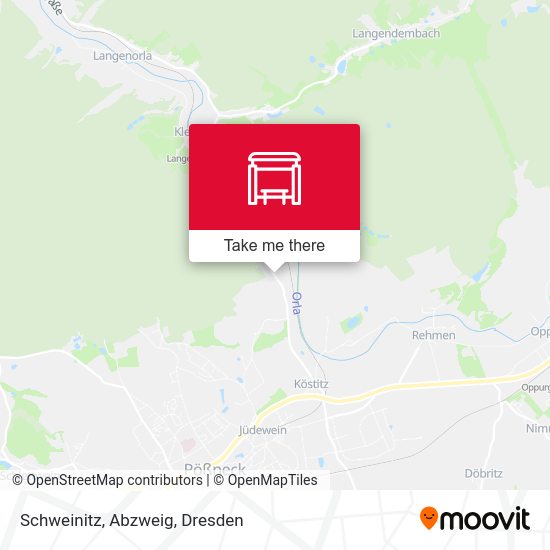 Карта Schweinitz, Abzweig