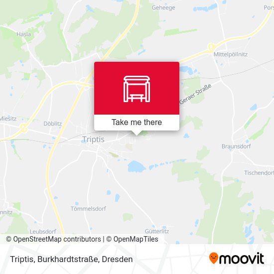 Карта Triptis, Burkhardtstraße