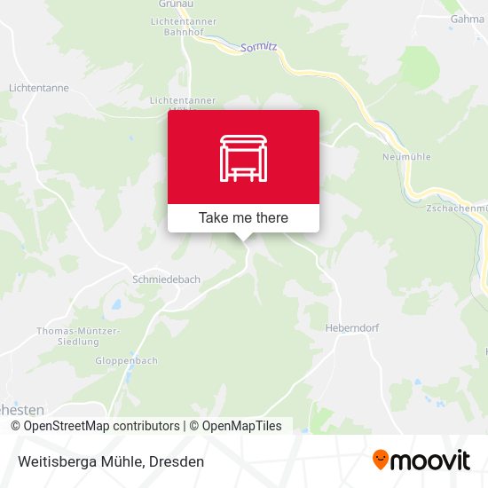 Карта Weitisberga Mühle
