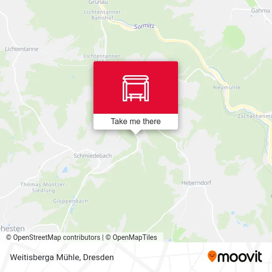 Карта Weitisberga Mühle