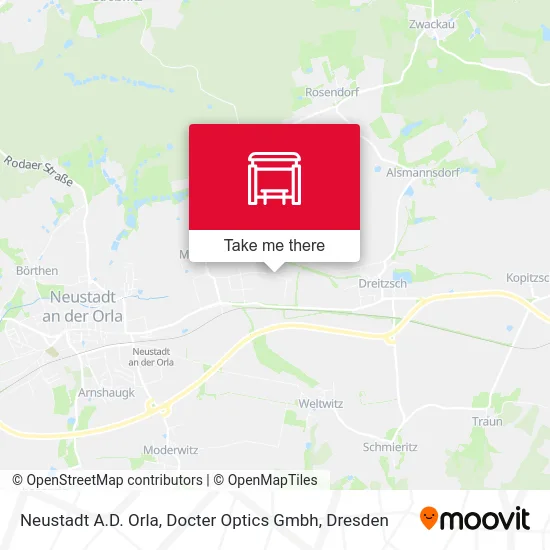 Карта Neustadt A.D. Orla, Docter Optics Gmbh