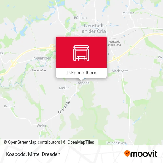 Карта Kospoda, Mitte