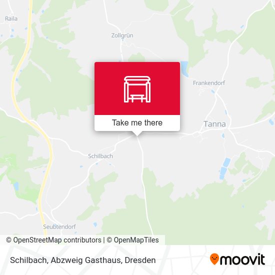 Карта Schilbach, Abzweig Gasthaus