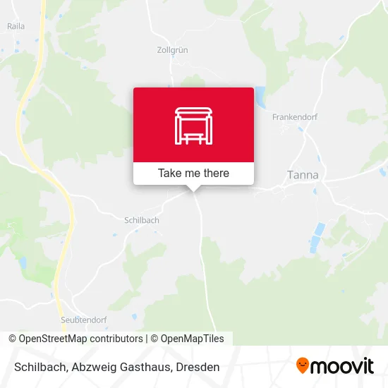 Карта Schilbach, Abzweig Gasthaus