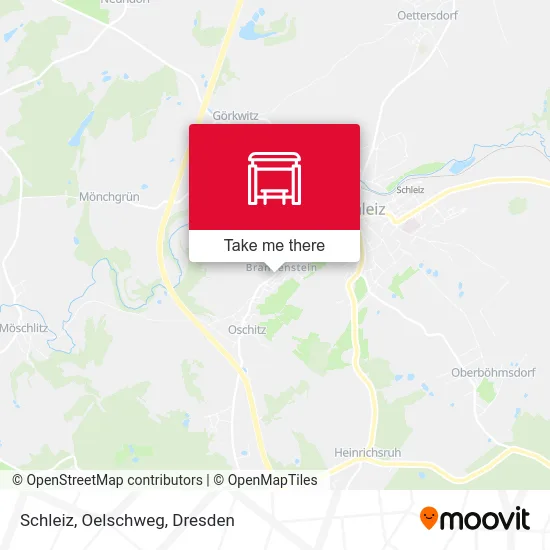 Карта Schleiz, Oelschweg