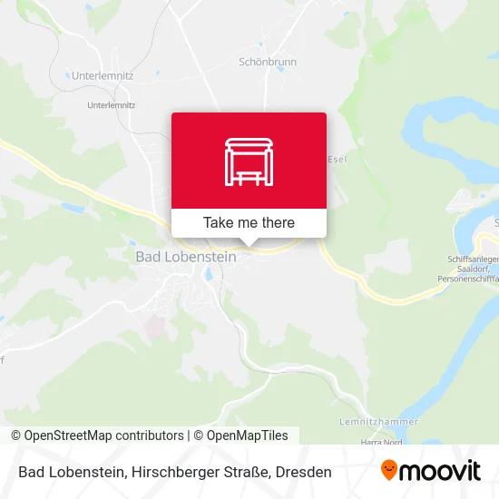 Карта Bad Lobenstein, Hirschberger Straße