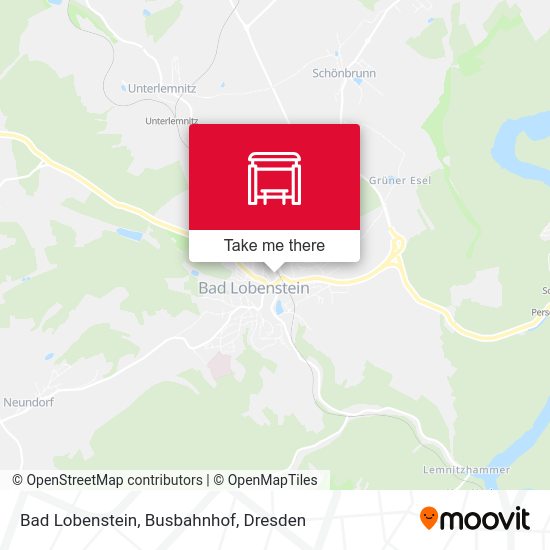 Карта Bad Lobenstein, Busbahnhof