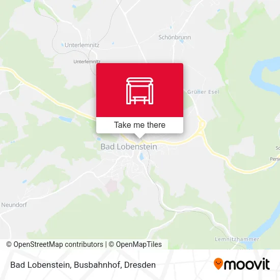 Карта Bad Lobenstein, Busbahnhof