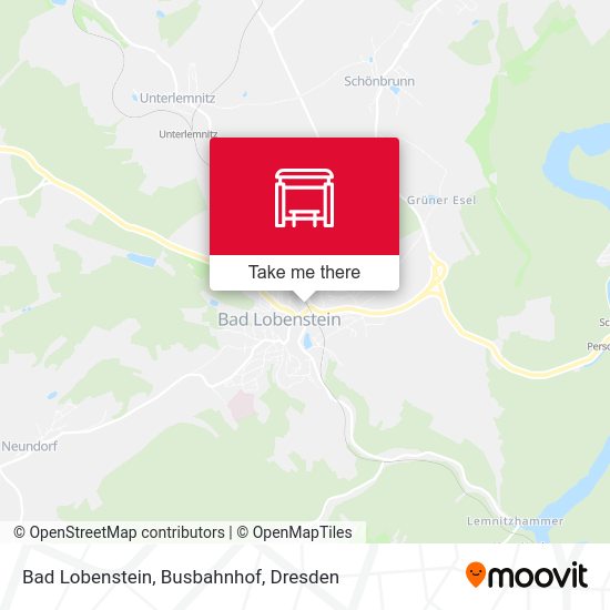 Карта Bad Lobenstein, Busbahnhof