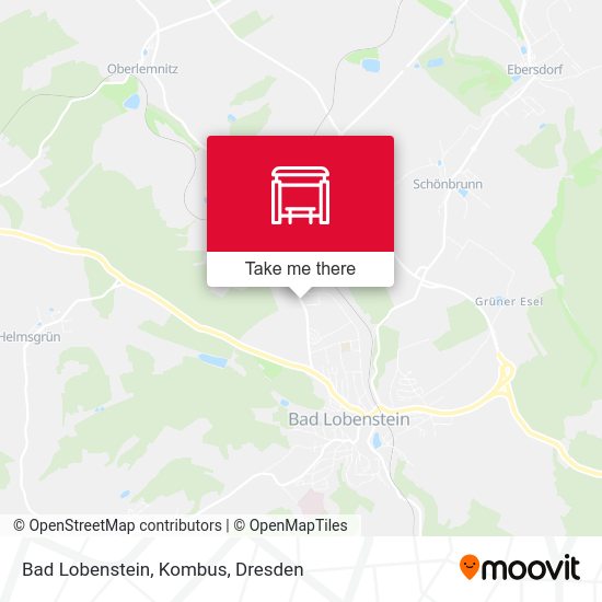 Карта Bad Lobenstein, Kombus