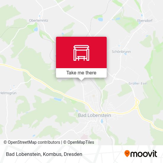 Карта Bad Lobenstein, Kombus