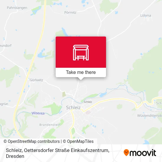 Карта Schleiz, Oettersdorfer Straße Einkaufszentrum