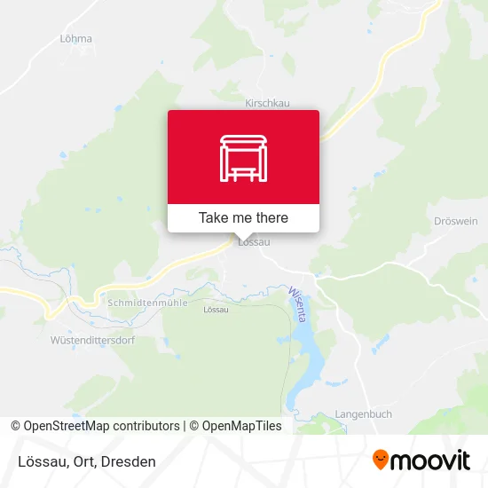 Карта Lössau, Ort