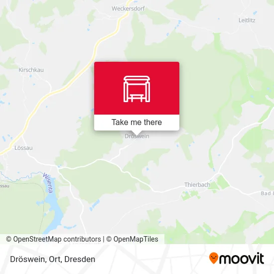 Карта Dröswein, Ort