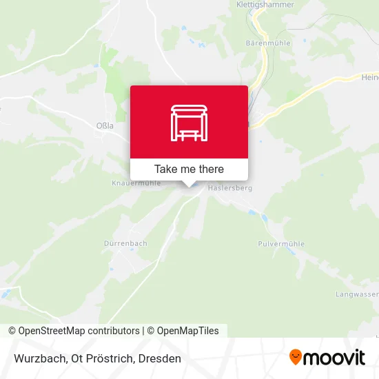 Карта Wurzbach, Ot Pröstrich