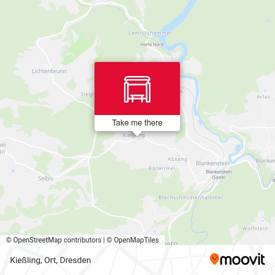 Карта Kießling, Ort