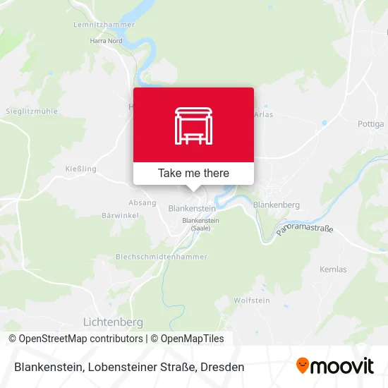 Карта Blankenstein, Lobensteiner Straße
